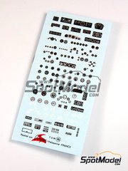 Virages: Decals 1/43 scale - Tachometers - water slide decals
