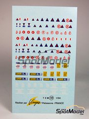 Virages: Logotypes 1/24 scale - Security logos and fire extinguishers  - water slide decals
