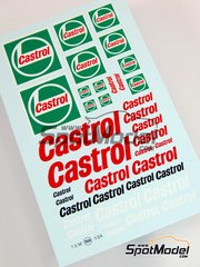 Virages: Logotypes 1/24 scale - Castrol - water slide decals