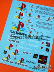 Virages: Logotypes 1/24 scale - PlayStation - water slide decals image