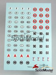 Virages: Decals - European countries stickers