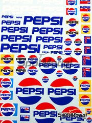 Virages: Logotypes 1/24 scale - Pepsi - water slide decals