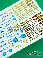 Virages: Logotypes - Leo Vince, Arrow, Akrapovic - water slide decals