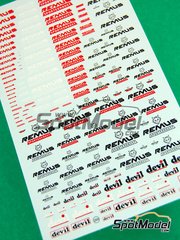 Virages: Logotypes - Remus, Devil - water slide decals