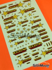 Virages: Logotypes 1/24 scale - RockStar Energy Drink - water slide decals image