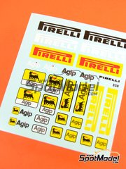 Virages: Logotypes 1/20 scale - Agip - water slide decals