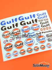 Virages: Logotypes 1/24 scale - Gulf - water slide decals