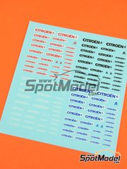 Virages: Logotypes 1/24 scale - Citro&euml;n - water slide decals image