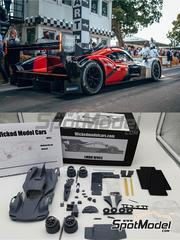 Wicked Model Cars: Car scale model kit 1/24 scale - Porsche 963 LMDh Penske Motorsport Team - Dane Cameron (US) - Goodwood Festival of Speed 2022 - 3D printed parts, metal parts, vacuum formed parts, other materials and assembly instructions