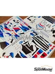 Wicked Model Cars: Marking / livery 1/24 scale - BMW M Hybrid V8 LMDh BMW M RLL Team #24, 25 - Augusto Farfus (BR) + Marco Wittmann (DE) + Philipp Eng (AT), Connor De Phillippi (US) + Nick Yelloly (GB) + Sheldon Van Der Linde (ZA) - IMSA WeatherTech SportsCar Championship 2023 - water slide decals and placement instructions - for Wicked Model Cars references W124-004R and W124-004S