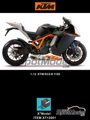X3 Model: Motorbike scale model kit 1/12 scale - KTM RC8