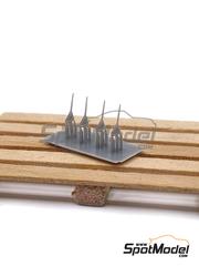 Yamamoto Model Parts: Antenna 1/24 scale - Car Antenna Type 1 - 3D printed parts - 4 units