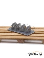 Yamamoto Model Parts: Antenna 1/24 scale - Car Antenna Type 3 - 3D printed parts - 4 units