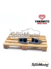 Yamamoto Model Parts: Lights 1/24 scale - Mazda RX-7 FD3S Pop Up Headlights Knight Sport Type - 3D printed parts - for Tamiya reference TAM24116