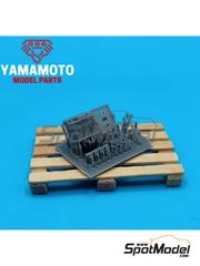 Yamamoto Model Parts: Detail 1/24 scale - Car battery kit - 3D printed parts - 1 units