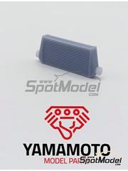 Yamamoto Model Parts: Detail 1/24 scale - Intercooler type C - 3D printed parts - 1 units