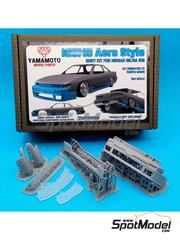 Yamamoto Model Parts: Transkit 1/24 scale - Nissan Silvia S13 Nismo Aero kit - 3D printed parts and assembly instructions - for Tamiya reference TAM24078 image