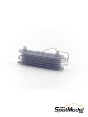 Yamamoto Model Parts: Detail 1/24 scale - Oil cooler small - 3D printed parts - 1 units