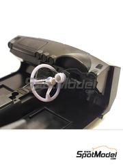 Yamamoto Model Parts: Steering wheel 1/24 scale - Quick release Steering wheel - 3D printed parts and other materials - 1 units image