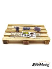 Yamamoto Model Parts: Detail 1/24 scale -  Tachometers - sports dashboards  - 3D printed parts and water slide decals - 3 units