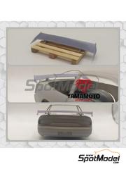 Yamamoto Model Parts: Aler�n escala 1/24 - Aler�n trasero JDM GT - piezas impresas en 3D - 1 unidades