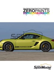 Zero Paints: Paint for airbrush - Porsche Peridot - Code: 2S1 - 1 x 60ml - for Airbrush image