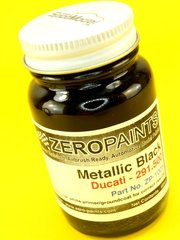 Zero Paints: Paint for airbrush - Ducati Metallic Black  - Code: 291.500 - 1 x 60ml - for Airbrush