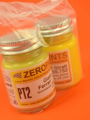 Zero Paints: Paints set for airbrush - Ferrari Yellow Giallo Triplo Strato - Code : 159.752 - 2 x 30ml - for airbrush image