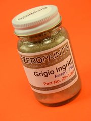 Zero Paints: Paint for airbrush - Ferrari Grigio Ingrid Metallic Silver - Code: 720 - 1 x 60ml - for Airbrush image