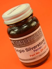 Zero Paints: Pintura para aergrafo - Gris Silverstone Ferrari - Ferrari Grigio Silverstone - Code: 740 - 1 x 60ml - para Aergrafo