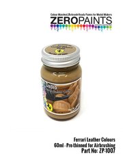 Zero Paints: Paint for airbrush - Ferrari leather colour Cuoio - 1 x 60ml