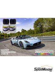 Zero Paints: Paints set for airbrush - Maserati Acquamarina - 2 x 30ml