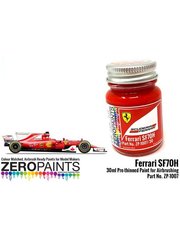 Zero Paints: Pintura para aergrafo - Rojo Ferrari SF70H red - 1 x 30ml - para las referencias de Model Factory Hiro MFH-K607, K-607, MFH-K608 y K-608, o la referencia de Tamiya TAM20068