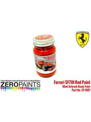Zero Paints: Paint for airbrush - Ferrari SF71H Red - 1 x 60ml - for Model Factory Hiro references MFH-K670, K-670, MFH-K671, K-671, MFH-K672 and K-672 image