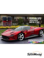 Zero Paints: Paints set for airbrush - Magma Rosso Ferrari SP3 - 2 x 30ml