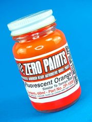 Zero Paints: Pintura para aer�grafo - Naranja fluorescente - Fluorescent Orange -  Similar a TS-96 - 1 x 60ml - para Aer�grafo