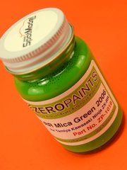 Zero Paints: Paint for airbrush - Kawasaki Ninja ZX-RR Mica green  - Code: KAW-ZX-RR60 - 1 x 60ml - for Airbrush