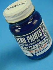 Zero Paints: Paint for airbrush - Lamborghini Candy Apple Blue Mica - Code: 000288 - 1 x 60ml - for Airbrush