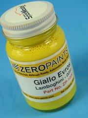Zero Paints: Paint for airbrush - Yellow Lamborghini Aventador - Giallo Evros - Code: 0055 - 1 x 60ml - for Airbrush
