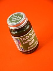 Zero Paints: Paint for airbrush - Lamborghini Verde Draco - Code: 0089 - 1 x 60ml