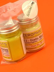Zero Paints: Paints set for airbrush - Yellow Lamborghini Giallo Midas Pearl - Code:  L0G1-BB - 2 x 30ml - for Airbrush