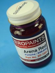 Zero Paints: Pintura para aer�grafo - Rojo Arena Metalizado Porsche - Porsche Arena Red Metallic  - Code: 84R-84S - 1 x 60ml - para Aer�grafo