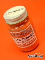 Zero Paints: Paint for airbrush - Porsche Orange GT3 RS Solid - Code: 8C6 - 1 x 60ml - for Airbrush image