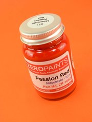 Zero Paints: Paint for airbrush - Mitsubishi Passion Red TME Evo  - Code: R71 - 1 x 60ml - for Airbrush