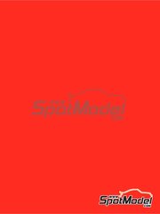 Zero Paints: Paint for airbrush - RAL3024 - Luminous red - 1 x 60ml - for Airbrush