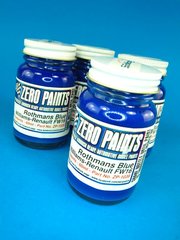 Zero Paints: Pintura para aergrafo - Williams FW16 Rothmans - Blue - Azul - 1 x 60ml - para las referencias de Fujimi FJ090580, 09058,  GP-14, FJ090597, 09059, GP-18, FJ090658, 09065, GP-21, FJ09069, FJ09099, GPSP-20, FJ091440, 09144, GPSP-22, FJ091860, 09186, GPSP-39, FJ092126, GP-24 y 09212, o las referencias de Model Factory Hiro MFH-K495, K-495, MFH-K496, K-496, MFH-K497, K-497, MFH-K535, K-535, MFH-K536, K-536, MFH-K620, K-620, MFH-K731, K-731, MFH-K737, K-731, MFH-K738, K-738, MFH-K839 y K-839, o las referencias de Tameo Kits SLK134, TMK180 y TMK190