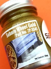 Zero Paints: Pintura para aergrafo - Dorado para llantas Subaru - 1 x 30ml