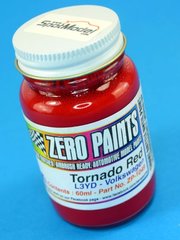 Zero Paints: Paint for airbrush - Volkswagen Tornado Red - 1985 to 2014 - Code: LY3D - 1 x 60ml - for Airbrush image