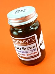 Zero Paints: Paint for airbrush - Volkswagen Audi Porsche Jazz Brown - Code: LY8W - 1 x 60ml image