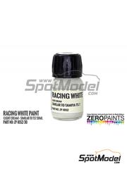 Zero Paints: Paint for airbrush - Racing White (Light Cream) - Similar to Tamiya TS-7 - 1 x 30ml - for airbrush